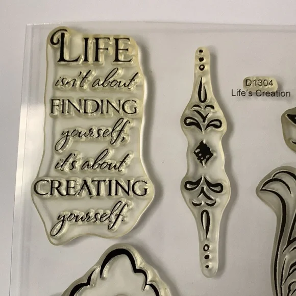 Life’s Creation D1304 stamp set - Picture 3 of 9